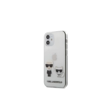 Karl Lagerfeld Karl & Choupette hátlap tok Apple iPhone 12 mini, átlátszó tok és táska