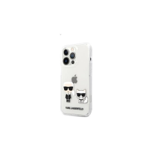 Karl Lagerfeld Karl and Choupette PC/TPU hátlap tok Apple iPhone 13 Pro Max, átlátszó tok és táska