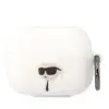 Karl Lagerfeld Karl Lagerfeld 3D Logo NFT Karl Head Apple Airpods Pro szilikon tok fehér (KLAPRUNIKH)