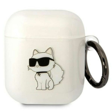 Karl Lagerfeld KLA2HNCHTCT Airpods 1/2 fedél átlátszó Ikonik Choupette fülhallgató, fejhallgató tok