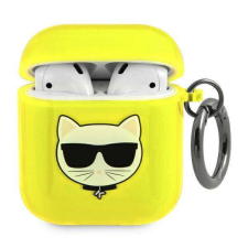 Karl Lagerfeld KLA2UCHFY AirPods sárga Choupette tok fülhallgató, fejhallgató tok