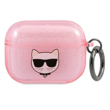 Karl Lagerfeld KLA3UCHGP AirPods 3 rózsaszín Glitter Choupette tok audió kellék