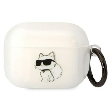 Karl Lagerfeld KLAPHNCHTCT Airpods Pro tok átlátszó ikonikus Choupette fülhallgató, fejhallgató tok