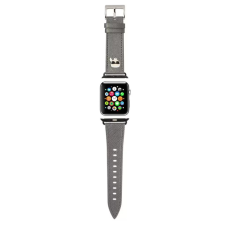 Karl Lagerfeld Klawmokhg Apple Watch 38 40 41 mm műbőr óraszíj ezüst okosóra kellék