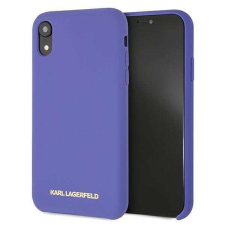 Karl Lagerfeld KLHCI61SLVOG iPhone Xr keménytok lila szilikon tok és táska