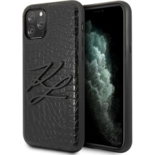 Karl Lagerfeld KLHCN58CRKBK iPhone 11 Pro Keménytok Fekete Croco (60722-uniw) tok és táska