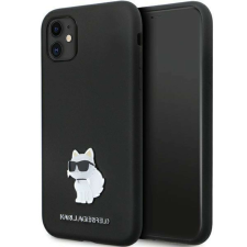 Karl Lagerfeld KLHCN61SMHCNPK tok iPhone 11 / Xr telefonhoz - fekete szilikon C fém tű tok és táska