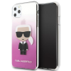 Karl Lagerfeld KLHCN65TRDFKPI iPhone 11 Pro Max pink Gradient Ikonik Karl