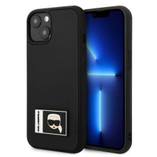 Karl Lagerfeld KLHCP13M3DKPK iPhone 13 6,1&quot; fekete keménytok ikonikus Patch tok és táska