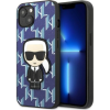 Karl Lagerfeld KLHCP13MPMNIKBL iPhone 13 6,1" Keménytok Kék Monogram Ikonikus Patch (KLD1375)