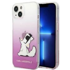 Karl Lagerfeld KLHCP14MCFNRCPI iPhone 14 Plus 6,7" rózsaszín Choupette Fun keménytok tok és táska