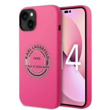 Karl Lagerfeld KLHCP14SSRSGRCF iPhone 14 6,1&quot; keménytok rózsaszín szilikon RSG tok tok és táska