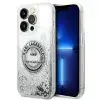 Karl Lagerfeld KLHCP14XLCRSGRS iPhone 14 Pro Max 6.7 "ezüst keménytok folyékony csillogó RSG