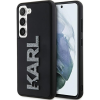 Karl Lagerfeld KLHCS23M3DMBKCK Samsung Galaxy S23+ Fekete Keménytok 3D Gumi Csillogó Logóval (KLD1896)