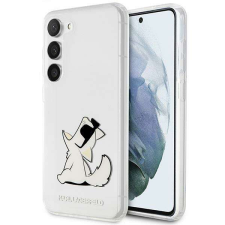 Karl Lagerfeld KLHCS23MCFNRC Samsung Galaxy S23+ S916 átlátszó keménytok Choupette Fun tok és táska