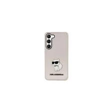 Karl Lagerfeld KLHCS23MHNCHTCP Samsung Galaxy S23+ S916 rózsaszín keménytok ikonikus Choupette tok és táska