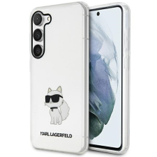 Karl Lagerfeld KLHCS23SHNCHTCT Samsung Galaxy S23 S911 átlátszó keménytok ikonikus Choupette tok és táska