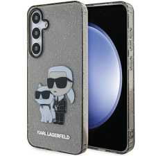 Karl Lagerfeld KLHCS24MHNKCTGK S24+ S926 fekete keménytok Glitter Karl&amp;Choupette tok és táska