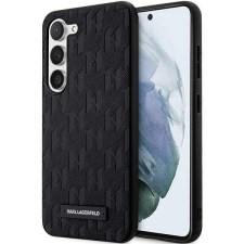 Karl Lagerfeld KLHCS24MSAKLHPK Saffiano Mono Metal Logo keménytok Samsung Galaxy S24 Plus - fekete tok és táska