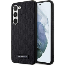 Karl Lagerfeld KLHCS24SSAKLHPK Saffiano Mono Metal Logo keménytok Samsung Galaxy S24 - fekete tok és táska
