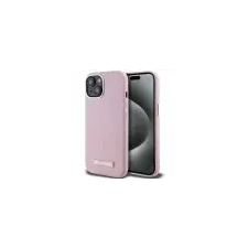 Karl Lagerfeld KLHMP15SPGMSRPP FW Metal Plate MagSafe-kompatibilis tok iPhone 15 - rózsaszín tok és táska