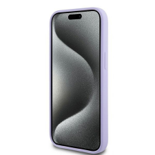 Karl Lagerfeld KLHMP15SSCMKCRHU Silicone KC Body Ring MagSafe-kompatibilis tok iPhone 15 - lila tok és táska