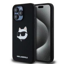 Karl Lagerfeld KLHMP15XSCHPPLK Silicone Choupette Head MagSafe keménytok iPhone 15 Pro Max - fekete tok és táska
