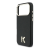 Karl Lagerfeld Leather K Head Logo MagSafe tok iPhone 17 Pro Max fekete KLHMP17X5PGFKHGK