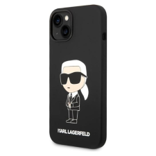 Karl Lagerfeld Liquid Ikonik NFT Apple iPhone 14 Plus Tok - Fekete/Mintás tok és táska