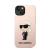Karl Lagerfeld Liquid Ikonik NFT Apple iPhone 14 szilikon hátlap tok rózsaszín (KLHCP14SSNIKBCP  ű (KLHCP14SSNIKBCP)