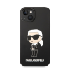 Karl Lagerfeld Liquid Ikonik NFT szilikon hátlap tok Apple iPhone 14 Plus, fekete