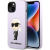 Karl Lagerfeld Liquid Ikonik NFT szilikon hátlap tok Apple iPhone 14 Plus, lila (KLHCP14MSNIKBCU)
