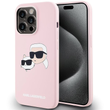 Karl Lagerfeld Liquid Silicone Double Heads MagSafe iPhone 14 Pro Max Pink tok tok és táska