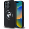 Karl Lagerfeld Liquid Silicone Karl and Choupette MagSafe iPhone 16 Pro Max Black tok (KLHMP16XSCMKCRHK)