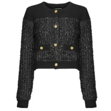 Karl Lagerfeld Mellények / Kardigánok BOUCLE KNIT CARDIGAN Kék EU XS női pulóver, kardigán