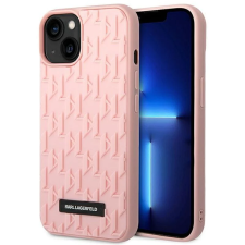 Karl Lagerfeld Monogram Apple iPhone 14 Plus Szilikon Tok - Pink (KLHCP14MRUPKLPP) tok és táska