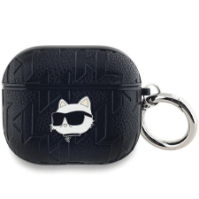 Karl Lagerfeld Monogram Choupette Head tok AirPods 3 - fekete fülhallgató, fejhallgató tok