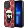 Karl Lagerfeld Monogram Ikonik hátlap tok Apple iPhone 13 Pro, piros (KLD1365)