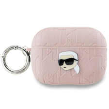 Karl Lagerfeld Monogram Karl Head tok AirPods Pro 2-hez - rózsaszín fülhallgató, fejhallgató tok