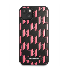 Karl Lagerfeld Monogram Plaque hátlap tok Apple iPhone 13 mini, rózsaszín tok és táska