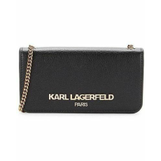  KARL LAGERFELD női bőr crossbody táska, ezüst lánccal