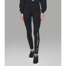  Karl Lagerfeld női leggings SCRIPT M fekete női nadrág