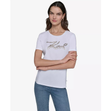  KARL LAGERFELD női strasszos póló L méretben női póló