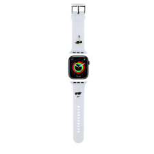 Karl Lagerfeld óraszíj fehér KLAWMSLKCNH Apple Watch 38mm / 40mm / 41mm (129513) okosóra kellék
