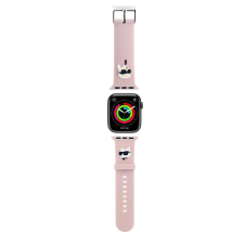 Karl Lagerfeld óraszíj pink KLAWLSLKCNP Apple Watch 42mm / 44mm / 45mm / 49mm okosóra kellék
