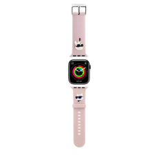 Karl Lagerfeld óraszíj pink KLAWMSLKCNP Apple Watch 38mm / 40mm / 41mm okosóra kellék