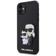Karl Lagerfeld PU Saffiano Karl and Choupette NFT iPhone 11 fekete tok tok és táska