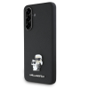 Karl Lagerfeld PU Saffiano Metal Karl and Choupette Samsung Galaxy A56 hátlap tok, fekete