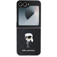 Karl Lagerfeld PU Saffiano Monogram Ikonik Samsung Galaxy Z Flip6 fekete tok tok és táska