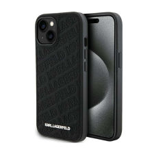 Karl Lagerfeld Quilted K Pattern - iPhone 15 Plus telefontok fekete tok és táska
